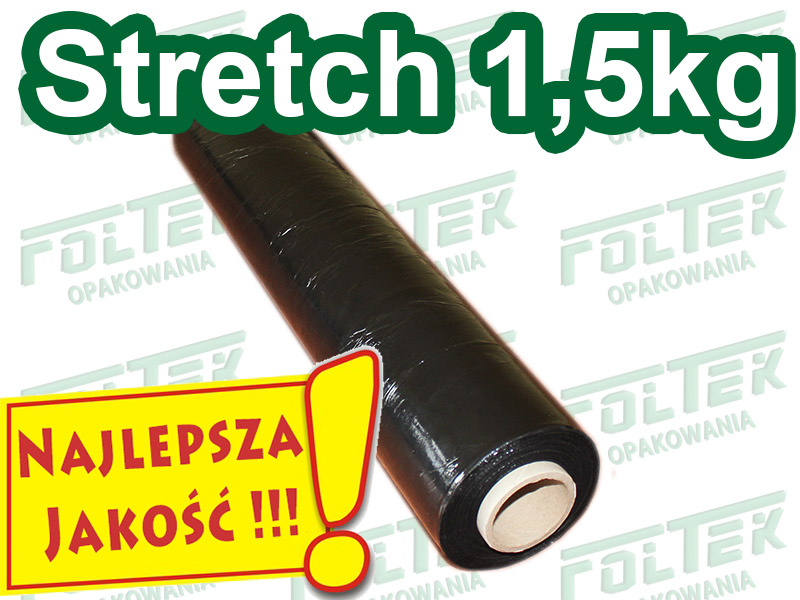 Folia Stretch 1,5 kg czarna